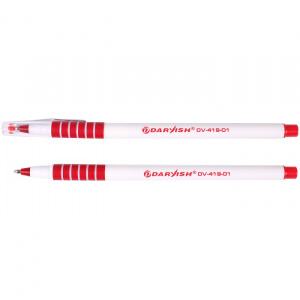 Ручка шариковая красная чернила на масляной основе Darvish DV-419-01