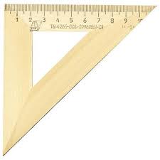 Треугольник 11 см деревянный Арт.С138