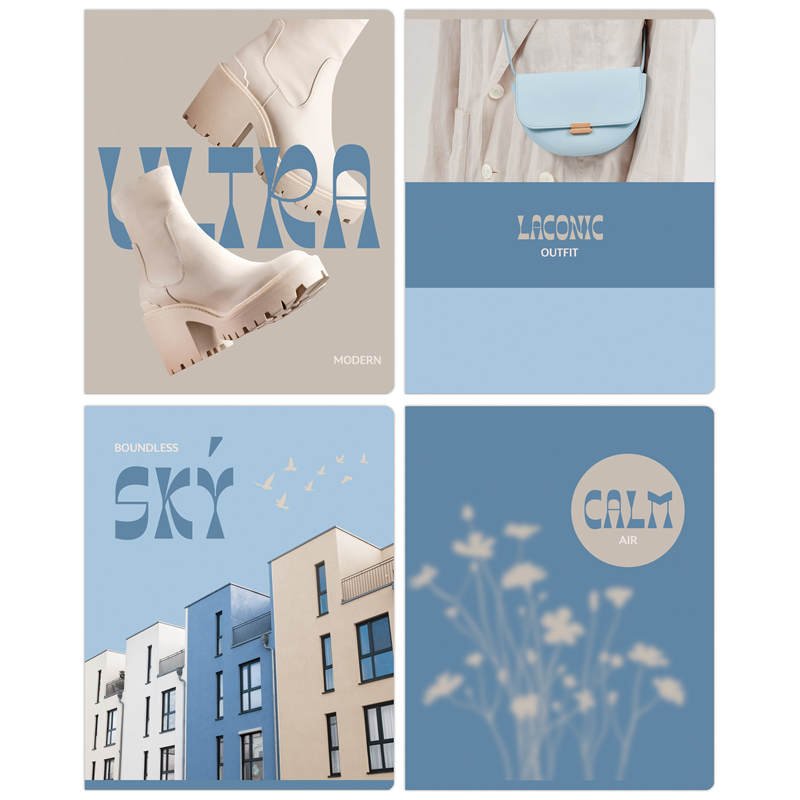 Тетрадь 48 листов клетка А5 BG "Stylish&laconic" арт.Т5ск48_лс 11875