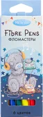 Фломастеры 6 цветов hatber Me to You смываемые FP_068677