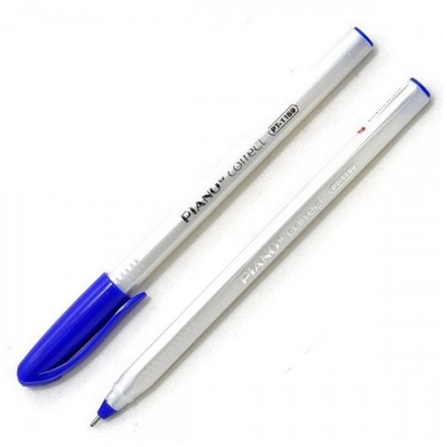 Ручка шариковая масляная 0,7/0,1мм PIANO correct трехгранная цвет синий РТ-1159