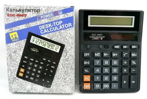 Калькулятор 12-ти разрядный SDC-888T 