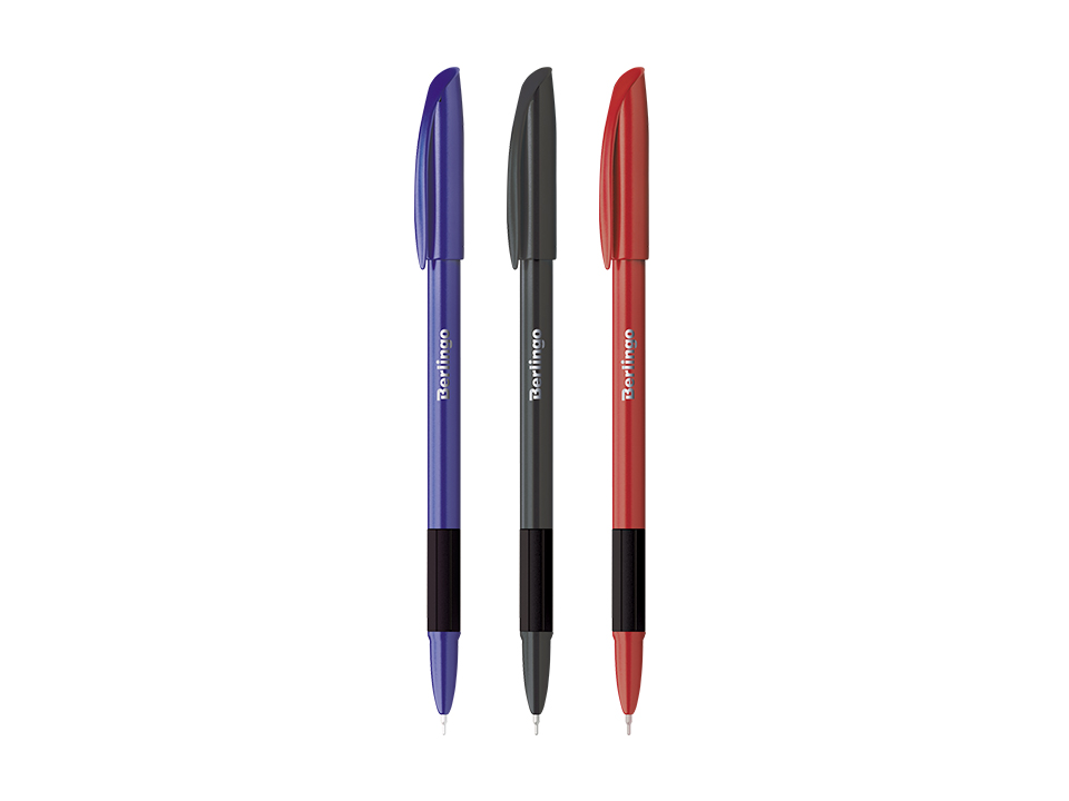Ручка шариковая синяя "Metallic Pro" Berlingo арт.70753
