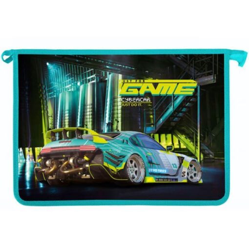 Папка для тетрадей на молнии 1 отделение А4 "Game auto" 72572