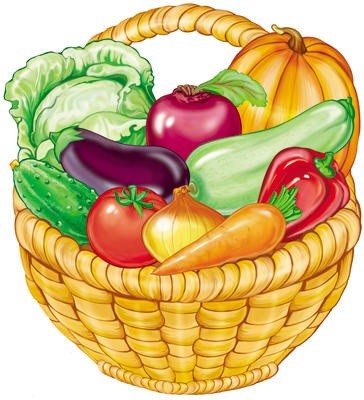 Дидактический набор Корзинка с овощами "Сфера"