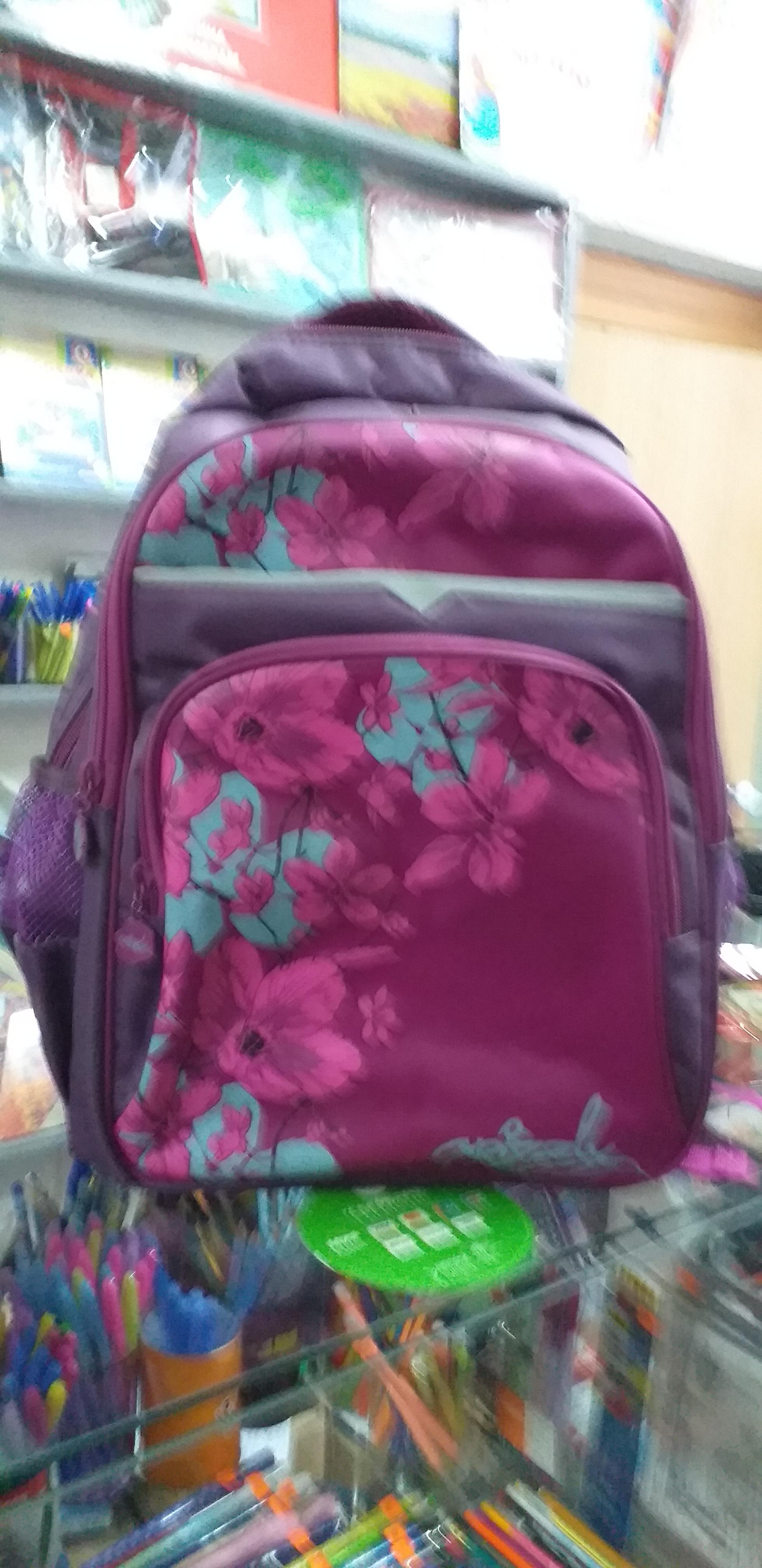 Рюкзак школьный размер 30*40*18 см фиолетово-лиловый RG-661-2