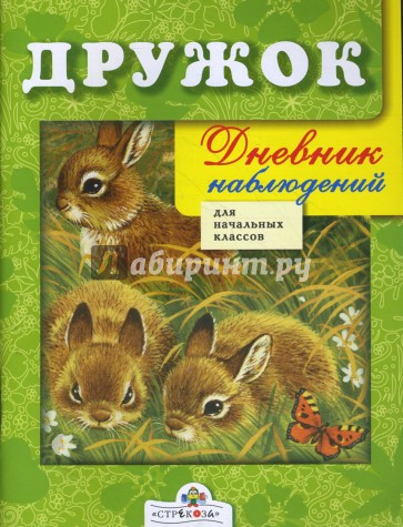 Дневник наблюдений для начальных классов Н.Черная Дружок "Стрекоза"