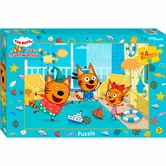 Степ пазл 24 детали Макси Три кота 90099