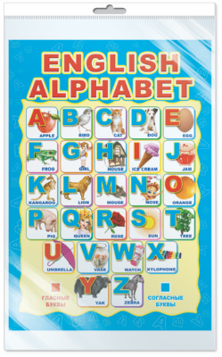 Плакат А3 Английский алфавит ПЛ-004942