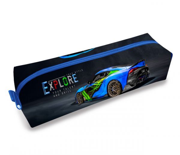 Пенал-косметичка на молнии 1 отделение Авто Explore 87997