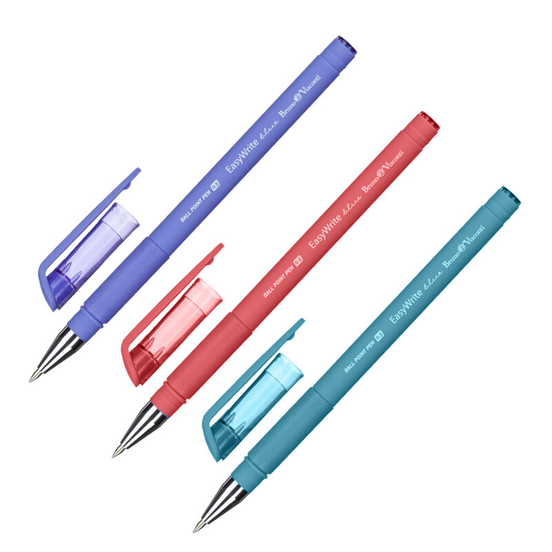 Ручка шариковая синяя BRUNO VISCONTI EasyWrite Joy 0,5 мм арт.20-0044