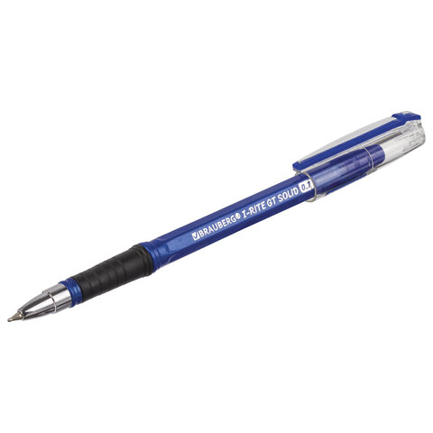 Ручка шариковая масляная синяя 0,7мм Brauderg i-Rite GT Solid арт.143305