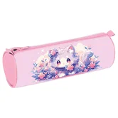 Пенал-тубус на молнии 21*8см ARTspace "Kawaii Kitty" арт.Sch_57512