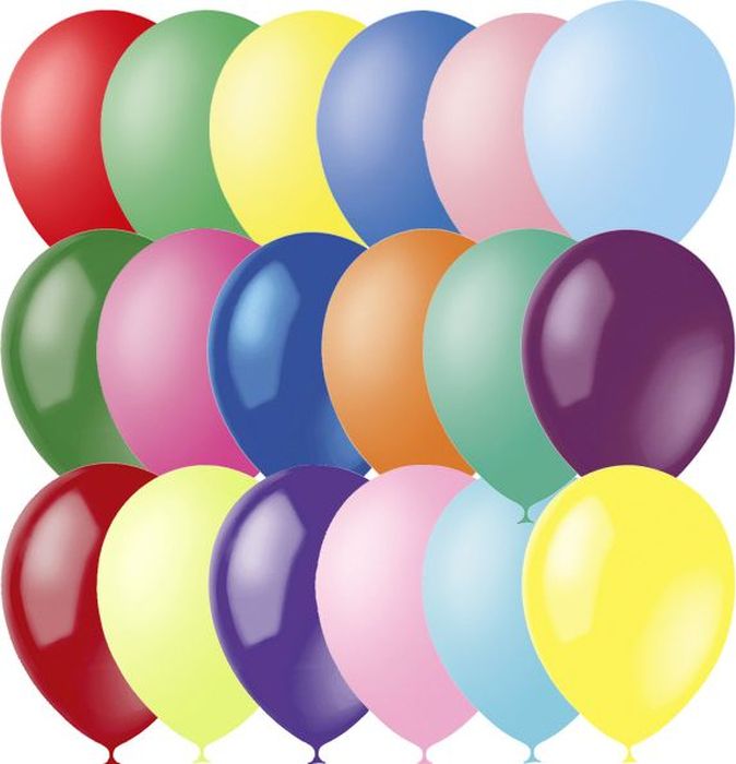 Игрушка-шар надувной из латекса №10 пастель ассорти арт.AL-5403