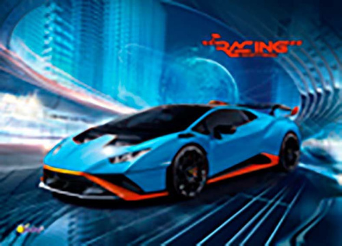 Коврик для творчества А4+ 339*244 "Racing car" КН-4 68639