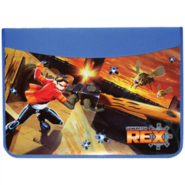 Папка для уроков труда 1 отделение А4 молния вокруг GENERATOR REX арт.ПТР-4-2/GR