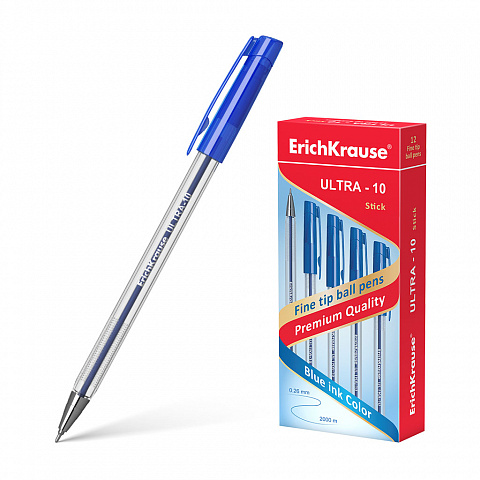 Ручка шариковая цвет синий ErichKrause ULTRA-10 EK13873