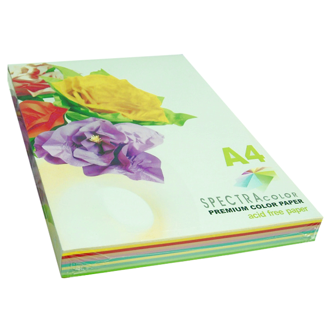 Бумага для офисной технике цветная А4 SPECTRA 