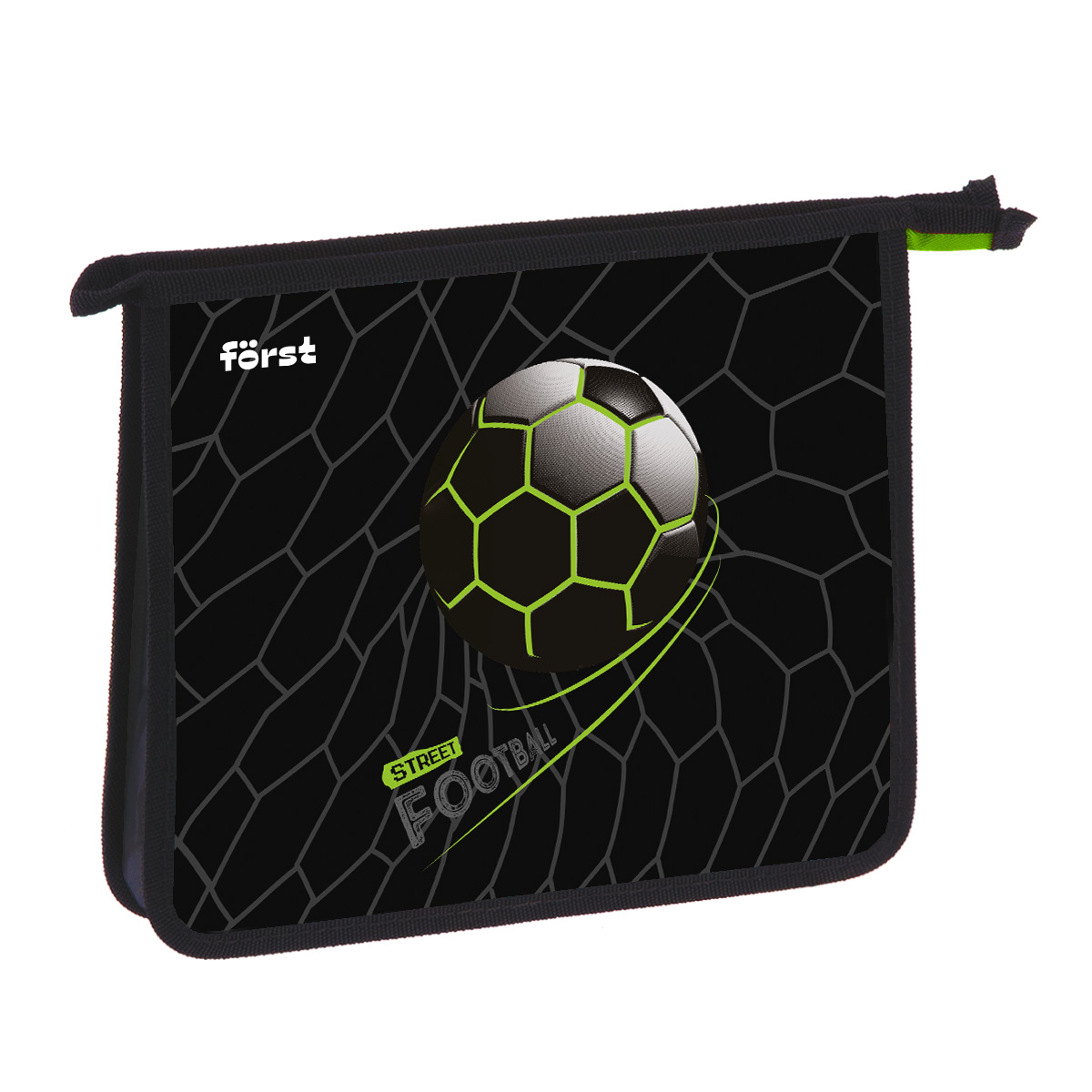Папка для тетрадей на молнии 1 отделение А5 Forst "Street Football" FT-PP-A50505