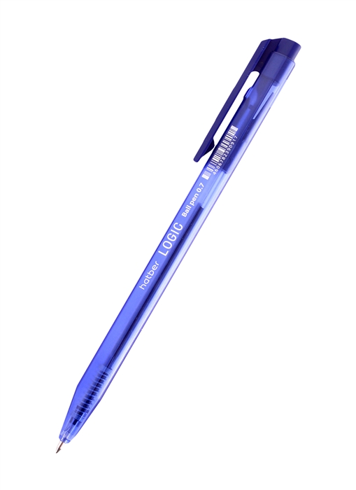 Ручка шариковая автомат синяя 0.7мм Ball Pen LOGIC  hatber BP_067908