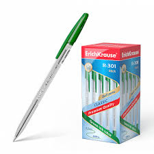 Ручка шариковая зеленая ErichKrause R-301 CLASSIC 1.0