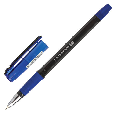 Ручка шариковая масляная синяя BRAUBERG I-RITE GT PRO арт.143303