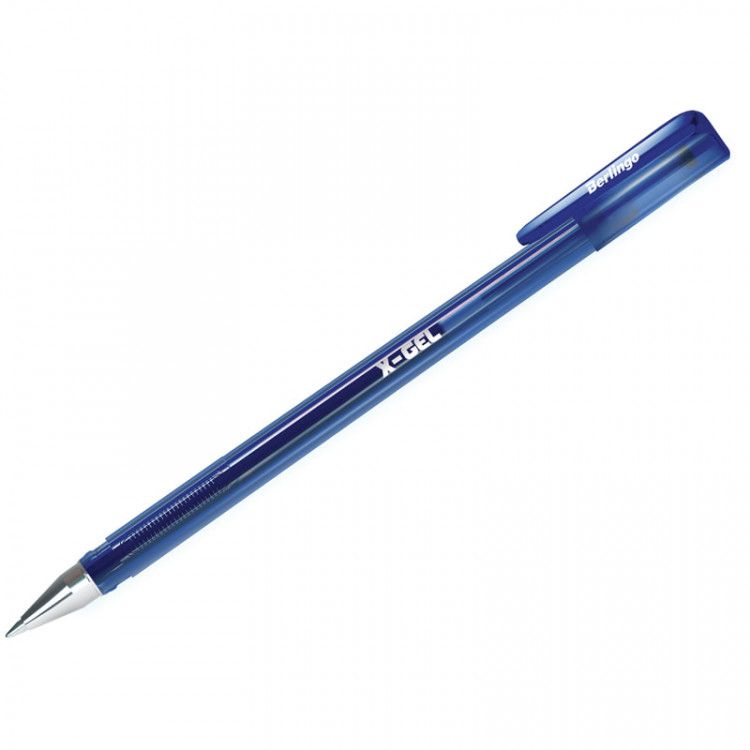 Ручка гелевая синяя 0.5 мм Berlingo X-GEL CGp_50121